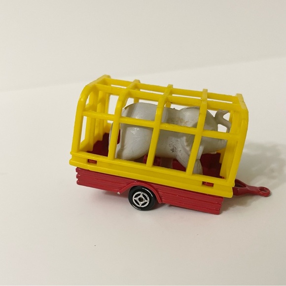 Vintage Majorette 21720 Trailer With Elephant - Picture 11 of 15